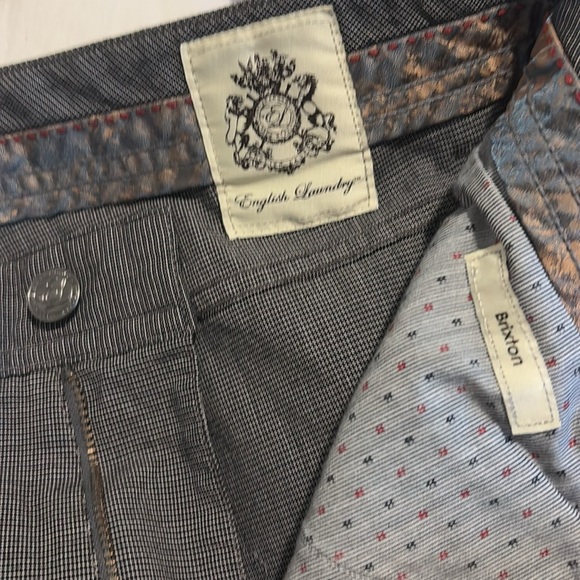 NWT English Laundry 34x34 Brixton med gray checkered print pants - Picture 8 of 9